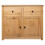 VidaXL vidaXL Solid Wood Pine Sideboard 2 Drawers 2 Doors Storage Chest Side Cabinet 4