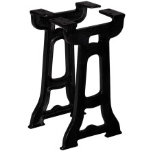 vidaXL 2x Bench Legs Y-Frame Cast Iron Industrial Dining Table Desk Support