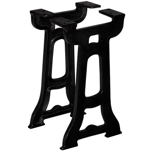 VidaXL vidaXL 2x Bench Legs Y-Frame Cast Iron Industrial Dining Table Desk Support