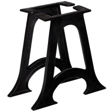 vidaXL 2x Coffee Table Legs with Arched Base A-Frame Cast Iron Desk Support