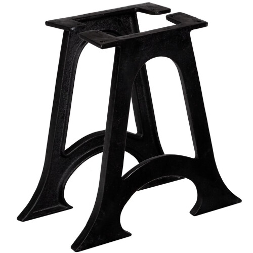 VidaXL vidaXL 2x Coffee Table Legs with Arched Base A-Frame Cast Iron Desk Support