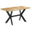 VidaXL vidaXL Solid Rough Mango Wood Dining Table 140cm Kitchen Furniture Desk Stand 9