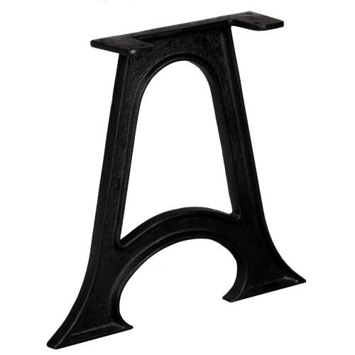 VidaXL vidaXL 2x Coffee Table Legs with Arched Base A-Frame Cast Iron Desk Support 1