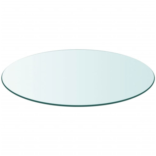 VidaXL vidaXL Table Top Tempered Glass Round 800mm Replacement Protector Cover Sturdy 1