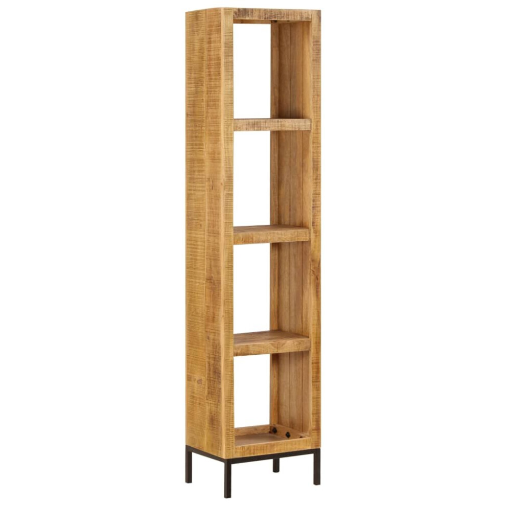 vidaXL Solid Mango Wood Bookshelf 40x30x175cm Bookcase Display Shelving Unit