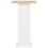 VidaXL vidaXL Bar Table White and Sonoma Oak Kitchen Coffee Dining TallSide End Stand 4