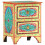 VidaXL vidaXL Solid Mango Wood Bedside Cabinet with 2 Drawers 40x30x50cm Nightstand 1