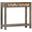 VidaXL vidaXL Solid Mango Wood Console Table Grey 86x30x76cm Side Cabinet Stand Hall 6