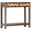 VidaXL vidaXL Solid Mango Wood Console Table Grey 86x30x76cm Side Cabinet Stand Hall 3