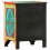 VidaXL vidaXL Solid Mango Wood Bedside Cabinet with 2 Drawers 40x30x50cm Nightstand 6