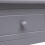 VidaXL vidaXL Schreibtisch Grau 1104576 cm Holz 6