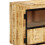 VidaXL vidaXL Solid Rough Mango Wood Sideboard Brown and Black Wooden Side Cabinet 6