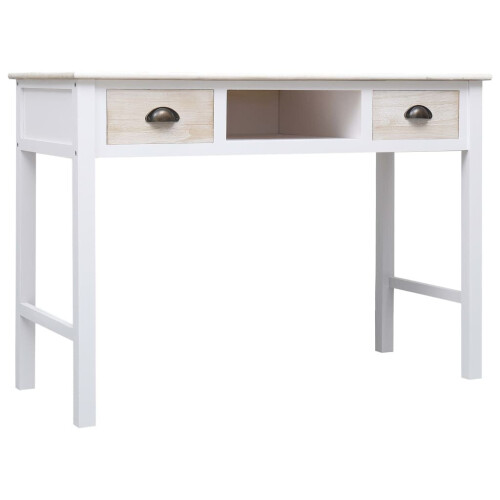 VidaXL vidaXL Console Table Wood Hallway Entryway Side Mirror End Telephone Desk 1