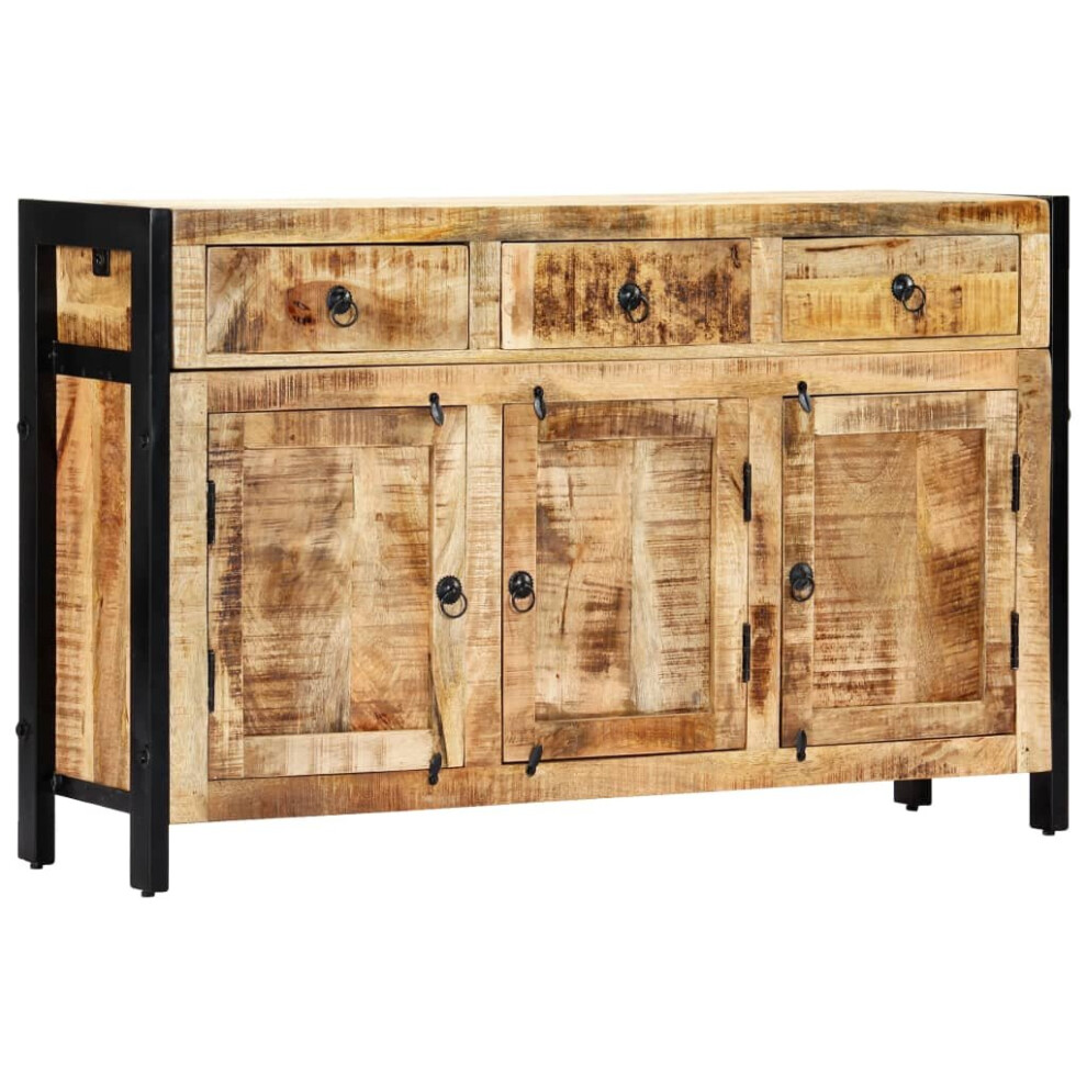 Vidaxl Solid Mango Wood Sideboard Side Cabinet Storage Cupboard Wooden Cabinet