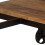 VidaXL vidaXL Solid Mango Wood Desk with Folding Stool 115x50x76cm Office Worktable 7