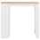 VidaXL vidaXL Bar Table with Shelf White Coffee Dining Tall Breakfast Side End Stand 3