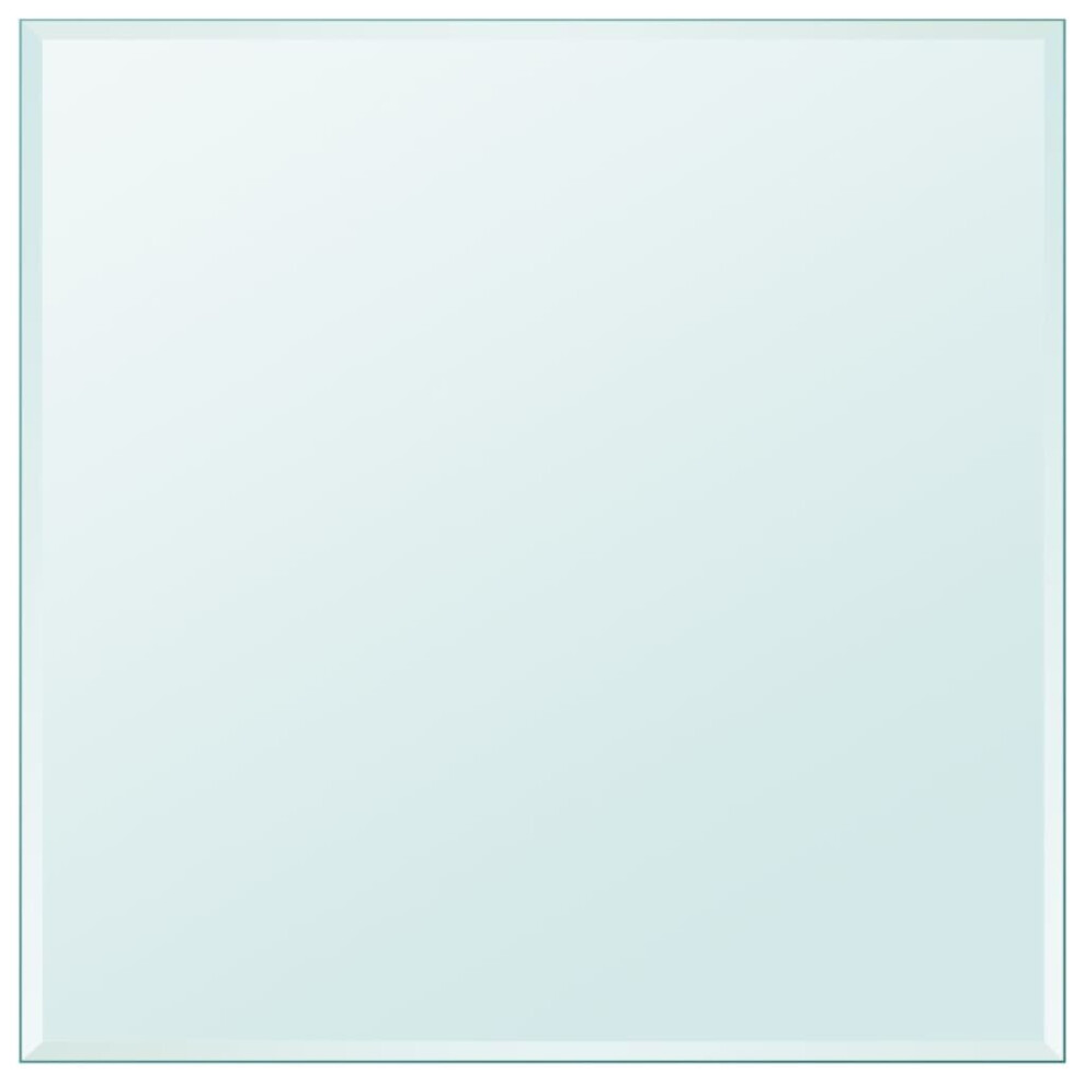 Vidaxl Table Top Tempered Glass Square 800X800mm Replacement Protector Cover