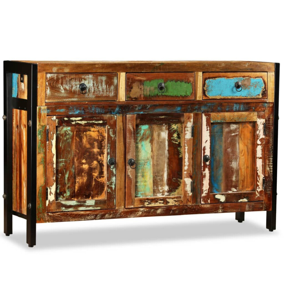Vidaxl Solid Wood Sideboard Reclaimed 120X35x76cm Storage Cupboard Lowboard