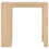 VidaXL vidaXL Bar Table with Shelf Oak Kitchen Coffee Dining Breakfast Side End Stand 3