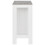 VidaXL vidaXL Bar Table with Shelf White Coffee Dining Tall Breakfast Side End Stand 4