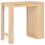 VidaXL vidaXL Bar Table with Shelf Oak Kitchen Coffee Dining Breakfast Side End Stand 4