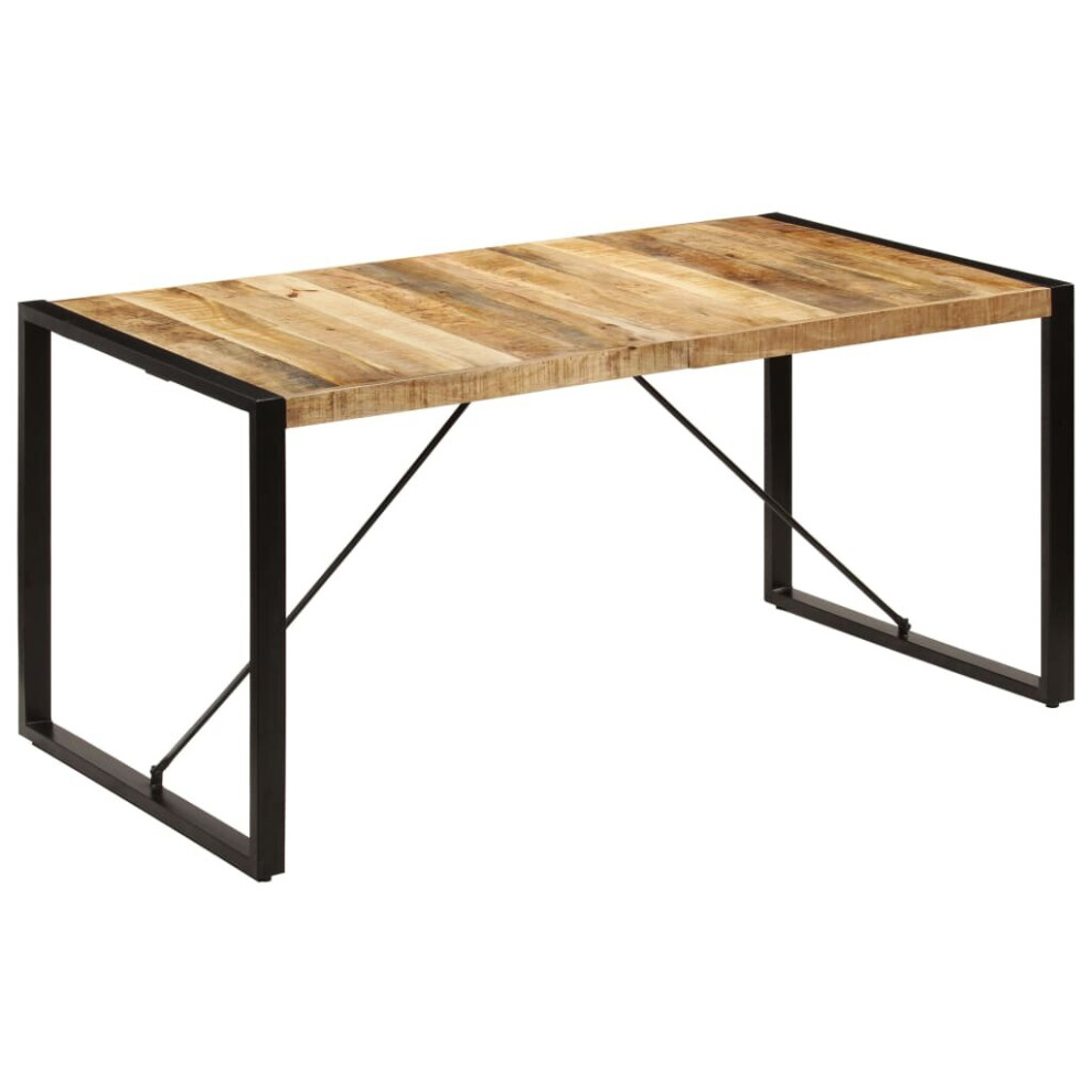Vidaxl Solid Mango Wood Dining Table 160Cm Kitchen Dinner Furniture Stand