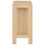 VidaXL vidaXL Bar Table with Shelf Oak Kitchen Coffee Dining Breakfast Side End Stand 5