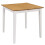 VidaXL vidaXL Extendable Dining Table White 80-120cm MDF Square Kitchen Dinner Stand 3