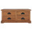 VidaXL vidaXL Solid Teak Wood Coffee Table 68cm Couch Computer Tea Desk Living Room 2