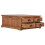 VidaXL vidaXL Solid Teak Wood Coffee Table 68cm Couch Computer Tea Desk Living Room 3