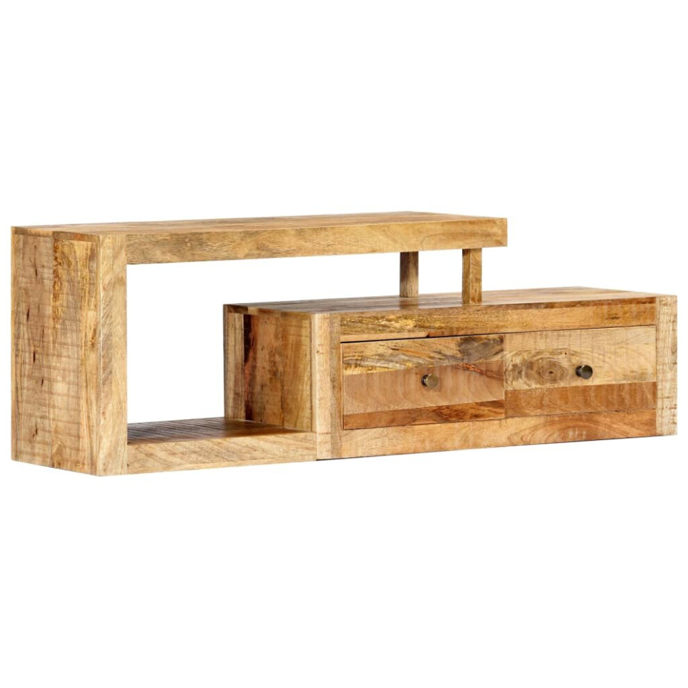 Vidaxl Solid Mango Wood Tv Cabinet Hifi Plasma Entertainment Centre Stand Unit