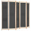 VidaXL vidaXL 5-Panel Room Divider Grey 200x170cm Fabric Privacy Screen Partition 3