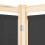 VidaXL vidaXL 5-Panel Room Divider Grey 200x170cm Fabric Privacy Screen Partition 5