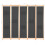 VidaXL vidaXL 5-Panel Room Divider Grey 200x170cm Fabric Privacy Screen Partition 8