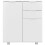 VidaXL vidaXL White Storage Unit Sideboard | White Cabinet With Drawers 3