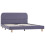VidaXL vidaXL Bed Frame without Mattress Bed Base Light Grey Fabric 135x190 cm Double 2