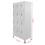 VidaXL vidaXL Locker Cabinet with 12 Compartments Home Indoor Wardrobe Shelf Storage 8