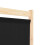 VidaXL vidaXL 3-Panel Room Divider Black 120x170cm Fabric Privacy Screen Partition 6