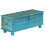 VidaXL vidaXL Solid Mango Wood Storage Chest Blue 100x40x41cm Organiser Trunk Case 10