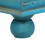 VidaXL vidaXL Solid Mango Wood Storage Chest Blue 100x40x41cm Organiser Trunk Case 9