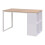 VidaXL vidaXL Writing Desk Oak and White Home Office Computer Study Table Furniture 1