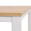 VidaXL vidaXL Writing Desk Oak and White Home Office Computer Study Table Furniture 6