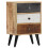 VidaXL vidaXL Solid Mango Wood Bedside Cabinet 3 Drawers Nightstand Side Cabinet 8
