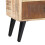 VidaXL vidaXL Solid Mango Wood Bedside Cabinet 3 Drawers Nightstand Side Cabinet 6