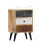 VidaXL vidaXL Solid Mango Wood Bedside Cabinet 3 Drawers Nightstand Side Cabinet 7