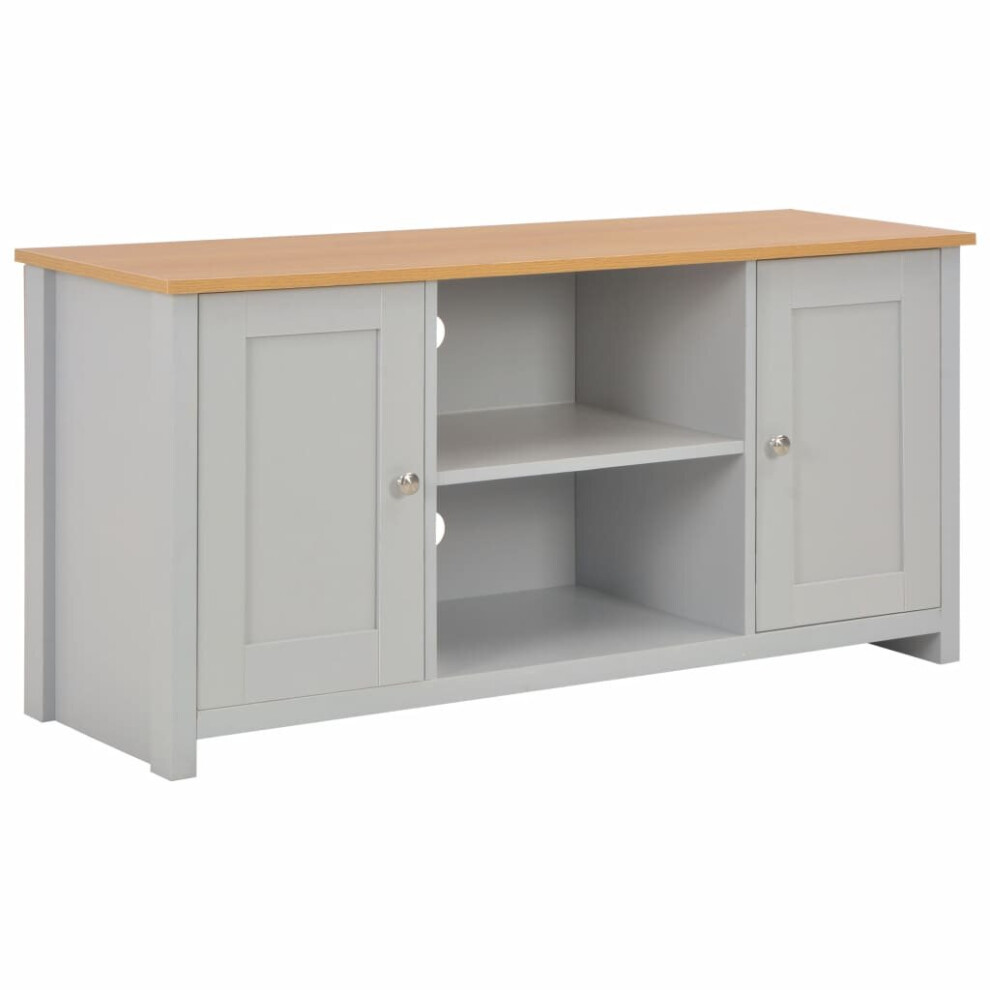 Vidaxl Tv Cabinet Grey Living Room Hifi Entertainment Centre Tv Stand Unit