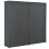 VidaXL vidaXL Wardrobe Grey 173cm Fabric Clothes Storage Cupboard Cabinet Organiser 4