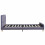VidaXL vidaXL Bed Frame without Mattress Bed Base Light Grey Fabric 135x190 cm Double 4