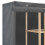 VidaXL vidaXL Wardrobe Grey 173cm Fabric Clothes Storage Cupboard Cabinet Organiser 5
