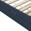VidaXL vidaXL Pull-out Sofa Bed Frame Grey Pinewood 90x200cm Guest Sleepover Beds 7